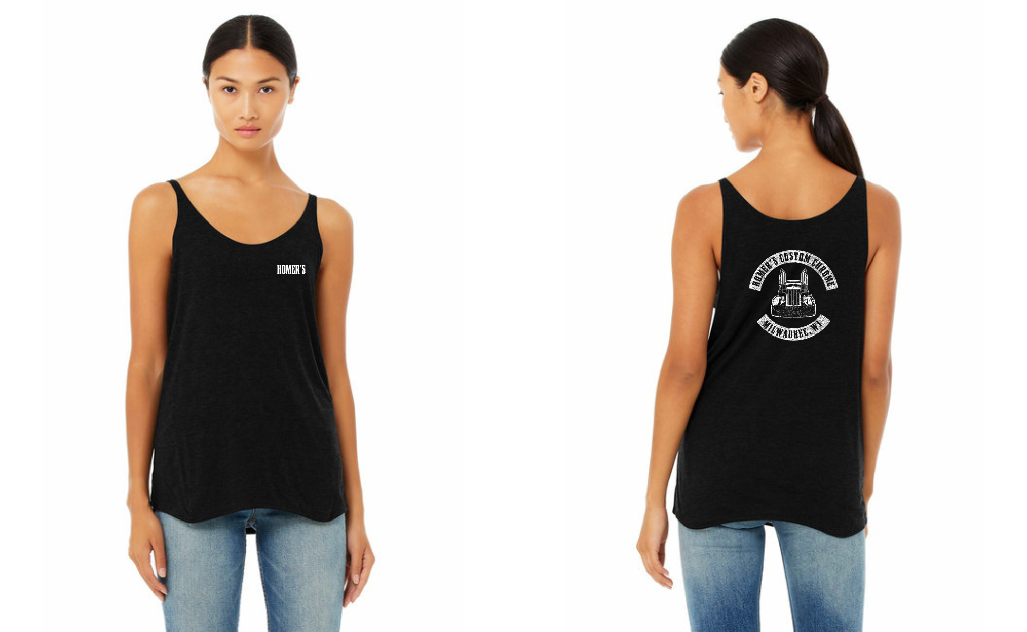 2022 Women Custom Chrome Tank — Homer's Chrome Shop